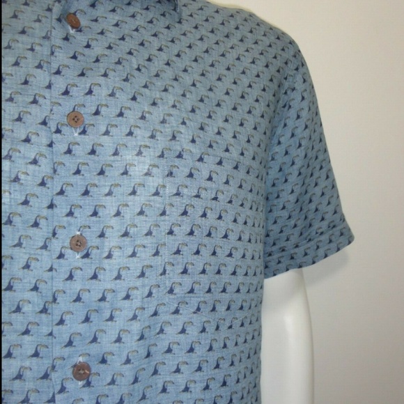 RODD & GUNN YORK BAY SLIM FIT PRINT LINEN 09/24 - Picture 5 of 9